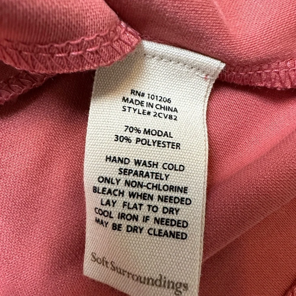 Soft Surroundings Fairfax Tunic womens Rose colored - Picture 8 of 8